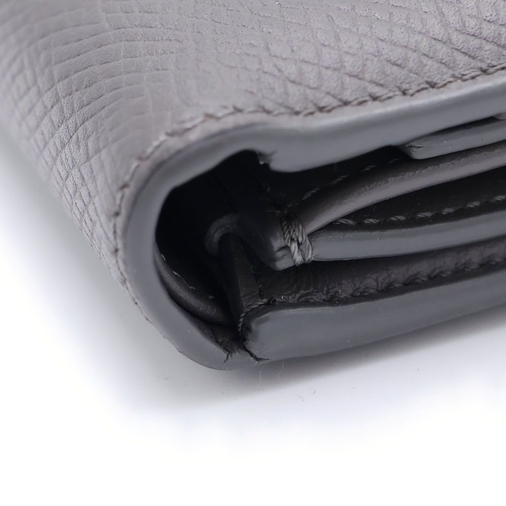 Celine Small Strap Wallet Bifold Gray — view 5