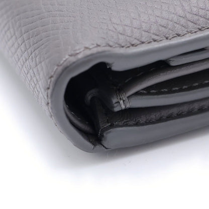 Celine Small Strap Wallet Bifold Gray — view 5