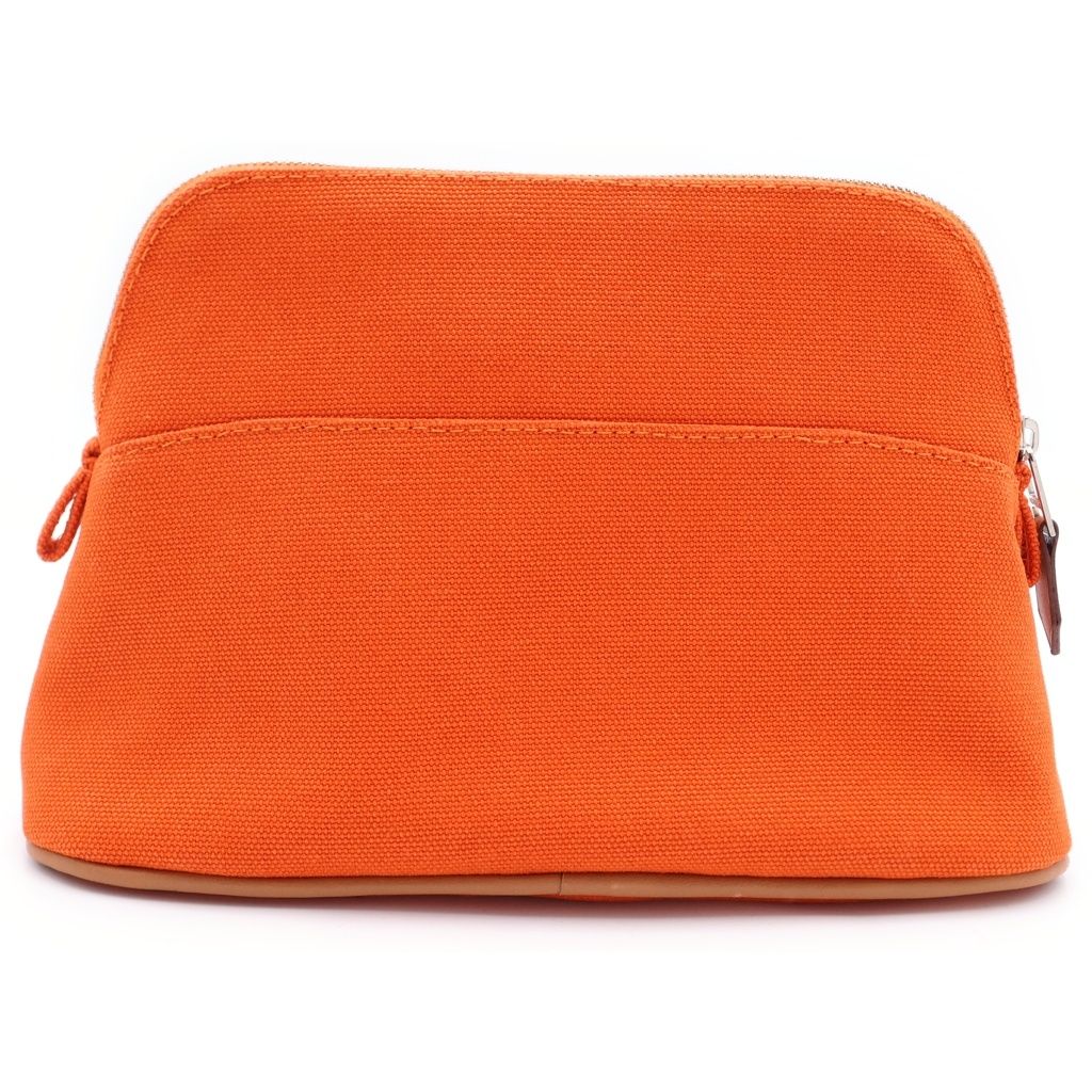 Hermes Bolide Pouch Mini Orange Canvas — view 2