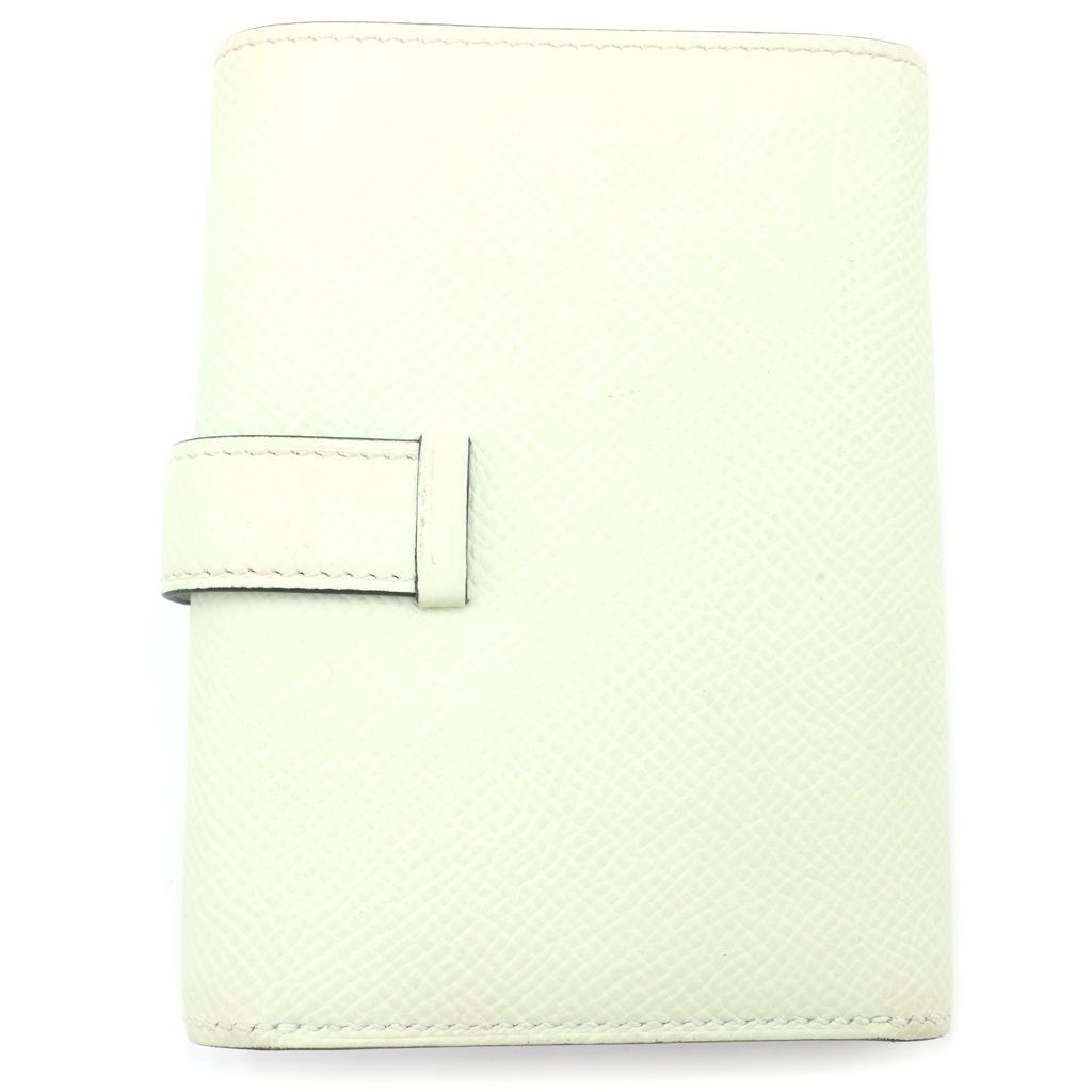 Hermes Bearn Combination Trifold Wallet Vert Peppermint Veau Epsom Silver — view 2