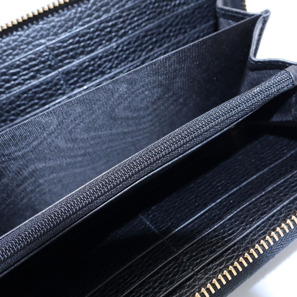 Gucci GG Marmont Leather Zip Around Wallet Black — view 4