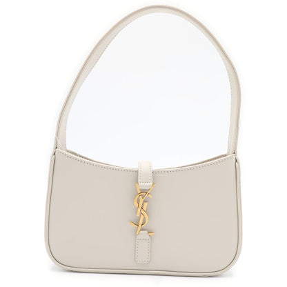 Saint Laurent Suncassette One Mini Shoulder Bag Ivory Leather Gold