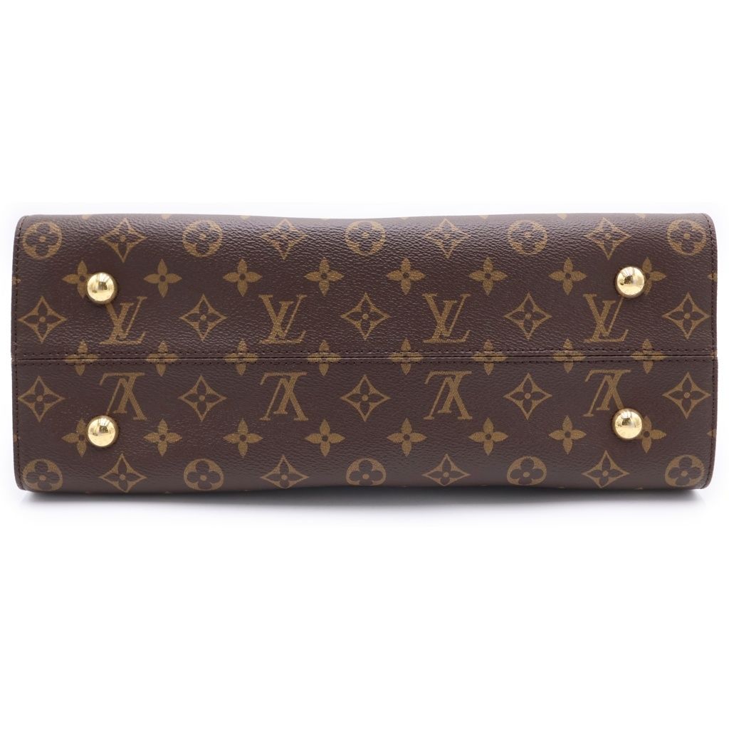 Louis Vuitton Monogram Roulis Tote 2-Way Shoulder Bag Black Red Brown Leather — view 4
