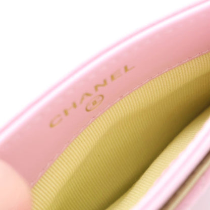 Chanel CC Logo Card Case Pink — view 5