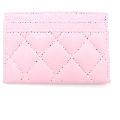 Chanel CC Logo Card Case Pink — view 2