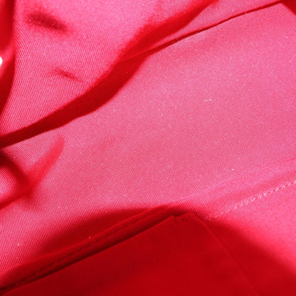 Chanel Bubble Quilt Stripe Chain Shoulder Bag Red White Silver — view 5