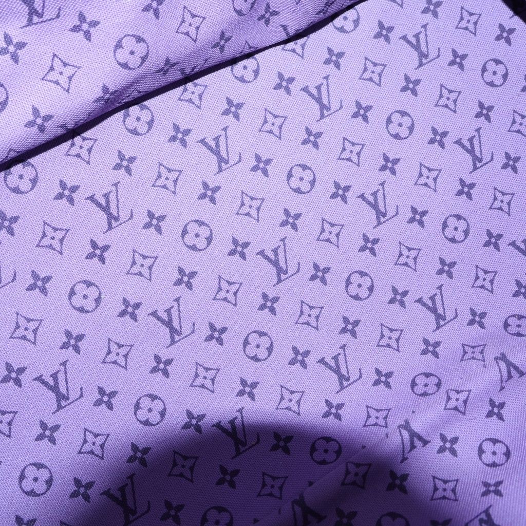 Louis Vuitton Iole Cabas PM Tote Purple Multi Leather Canvas Gold — view 5