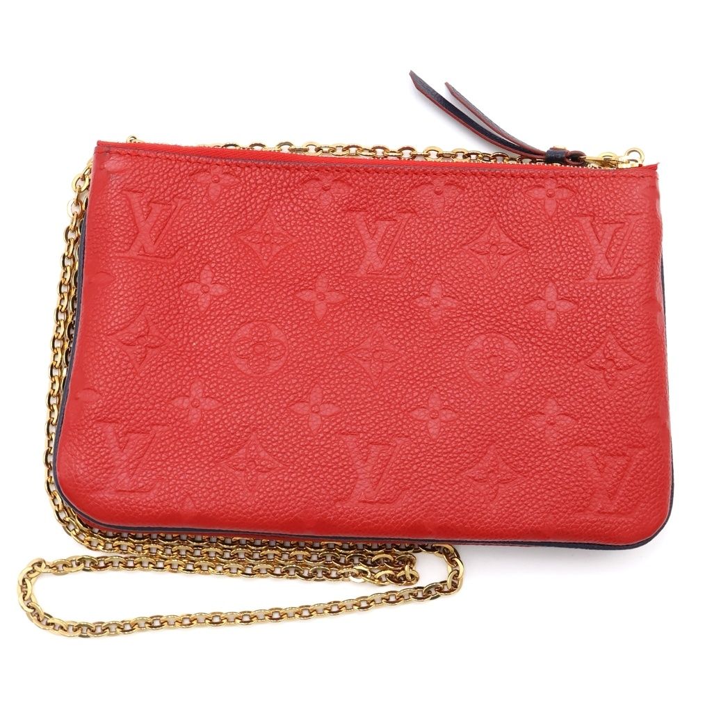 Louis Vuitton Monogram Empreinte Pochette Double Zip Marie Nuit Shoulder — view 2