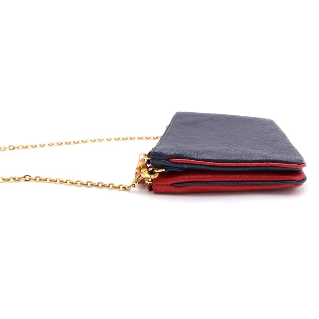 Louis Vuitton Monogram Empreinte Pochette Double Zip Marie Nuit Shoulder — view 3