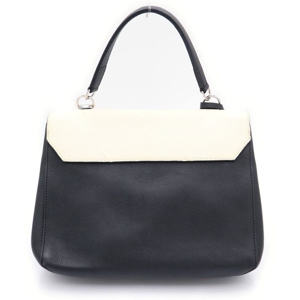 Louis Vuitton Lockme 2 Mechanical Lock Flower 2-Way Shoulder Bag White Black — view 2