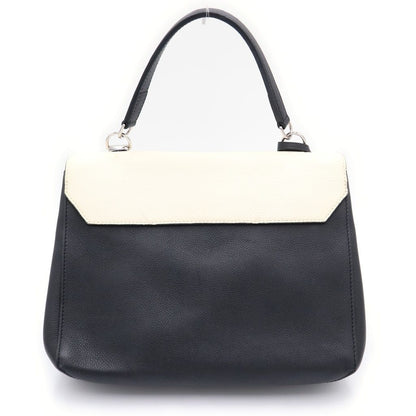 Louis Vuitton Lockme 2 Mechanical Lock Flower 2-Way Shoulder Bag White Black — view 2