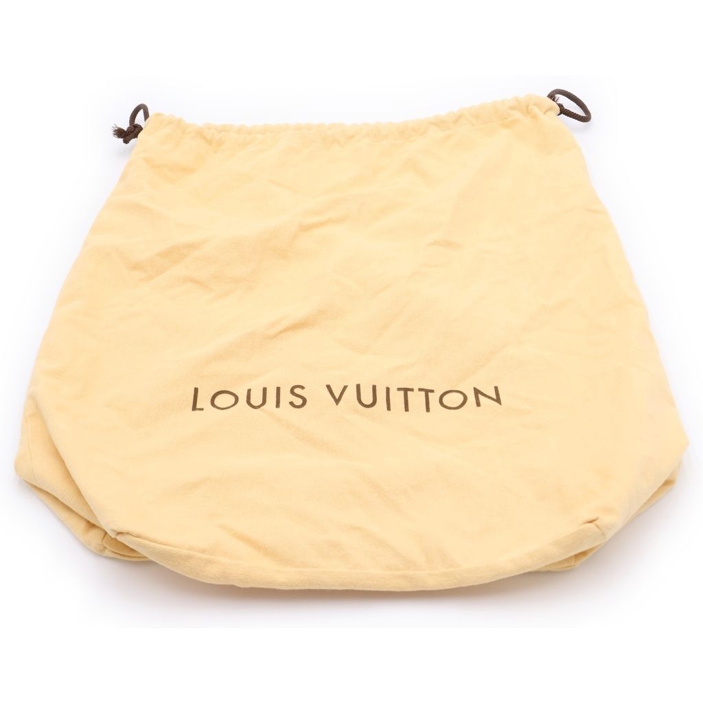 Louis Vuitton Monogram Hudson Shoulder Bag Brown Leather Gold — view 6