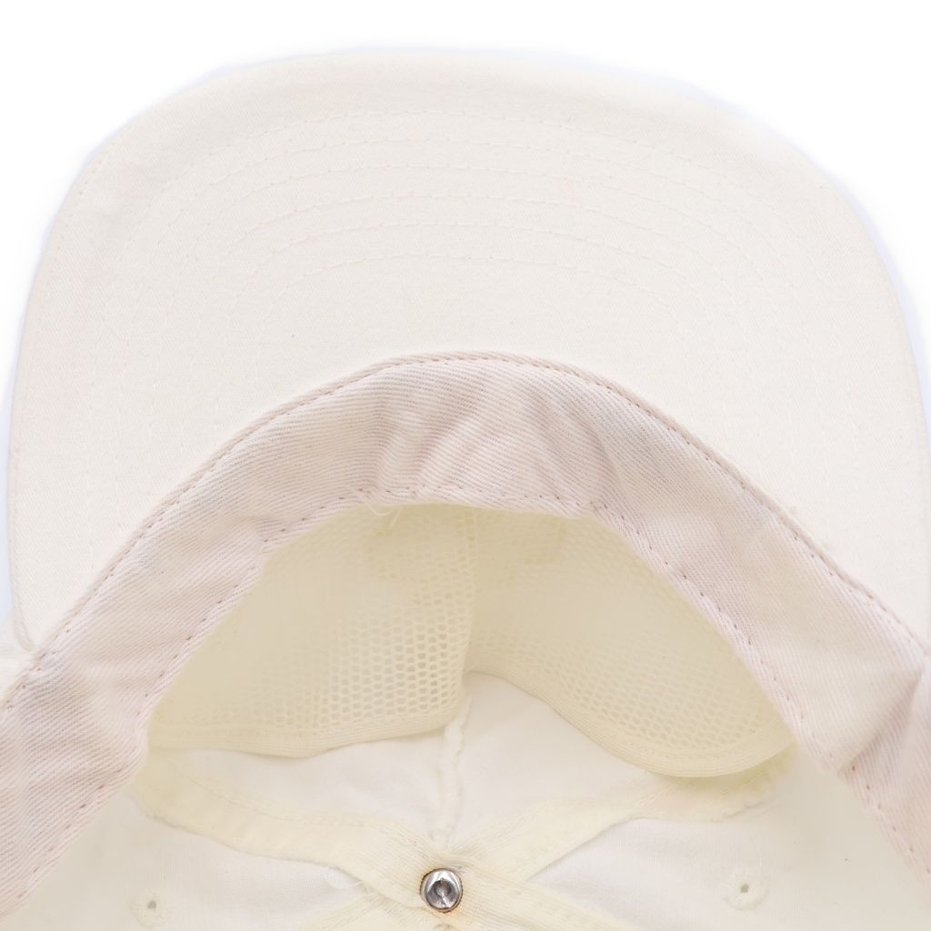 Chrome Hearts Vintage Vindaga Embroidered Tract Khaki Cap White — view 5