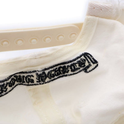 Chrome Hearts Vintage Vindaga Embroidered Tract Khaki Cap White — view 7