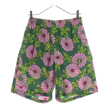 Gucci Ken Scott Floral Silk Short Zagak Flo Lal Total Pattern Shorts Green Pink