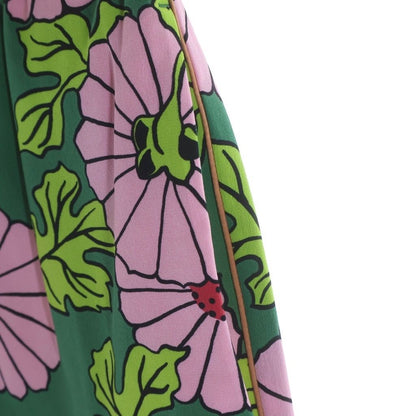 Gucci Ken Scott Floral Silk Short Zagak Flo Lal Total Pattern Shorts Green Pink — view 6