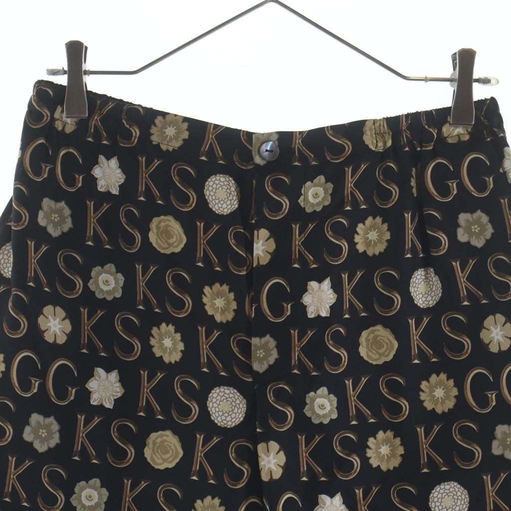 Gucci Ken Scott Silk Short Zagar Allover Print Shorts Black — view 3