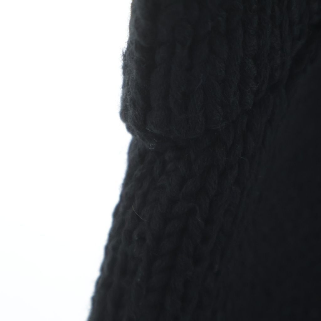 Chrome Hearts Cross Patch Cashmere Knit Sweater Black White — view 6