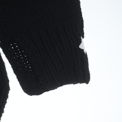 Chrome Hearts Cross Patch Cashmere Knit Sweater Black White — view 5