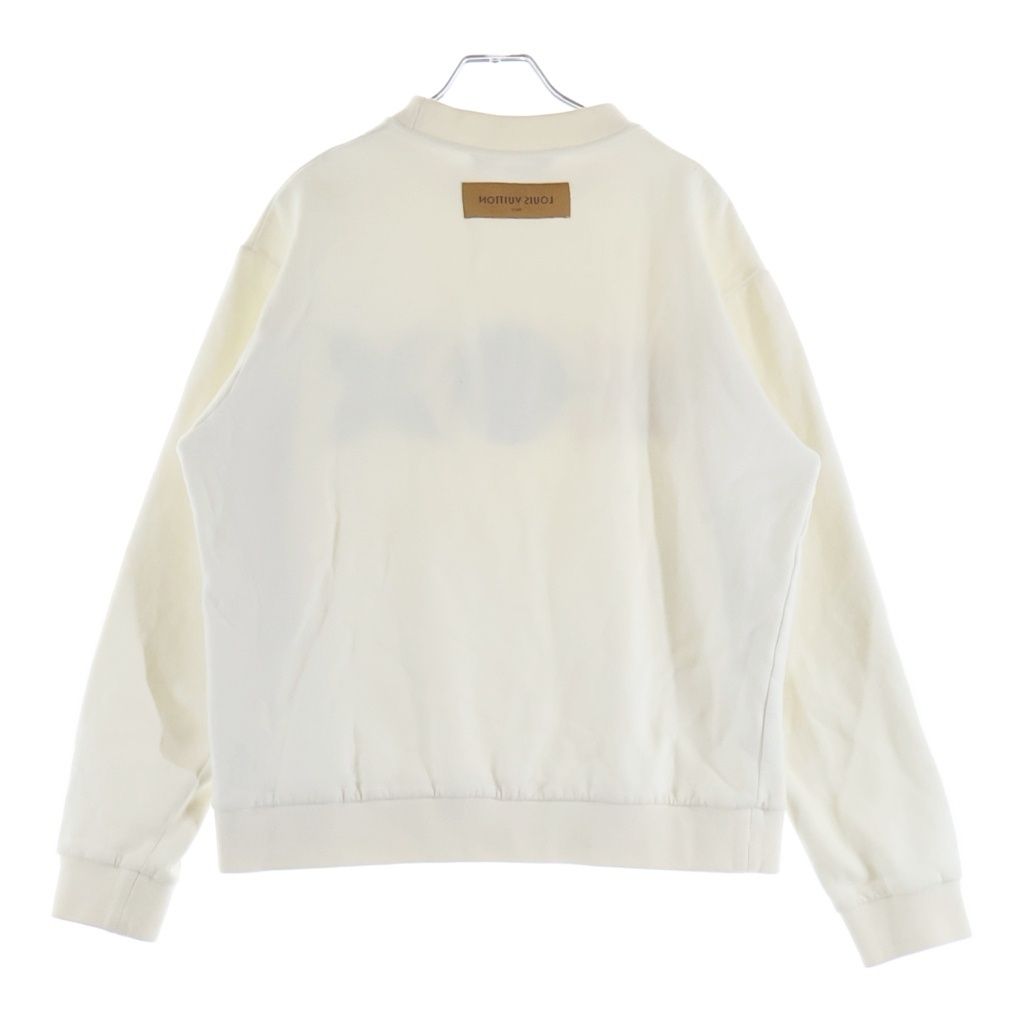 Louis Vuitton Flower Monogram Embroidery Sweatshirt White — view 2