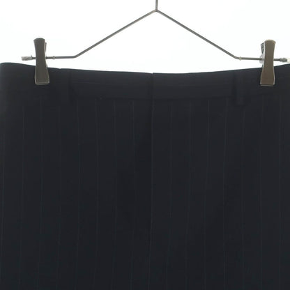 Gucci Pinstripe Wool Shorts Black Zaoos — view 3