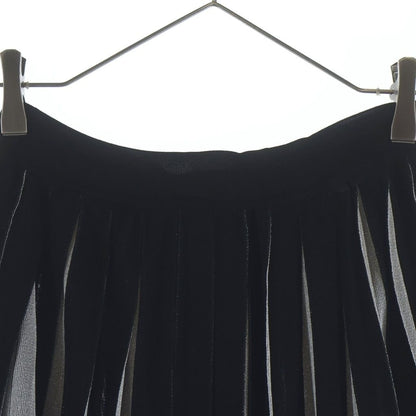 Gucci Pleated Knit Skirt Black — view 3