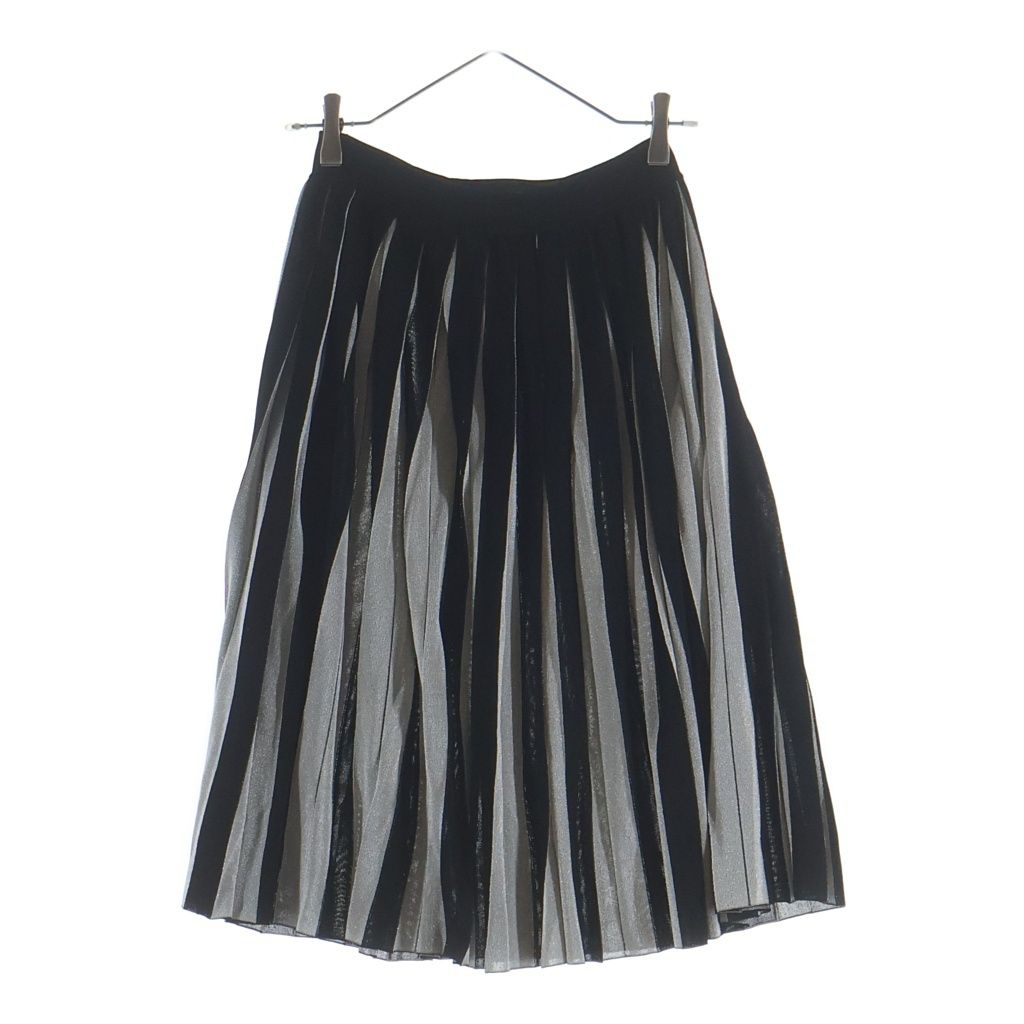 Gucci Pleated Knit Skirt Black — view 2
