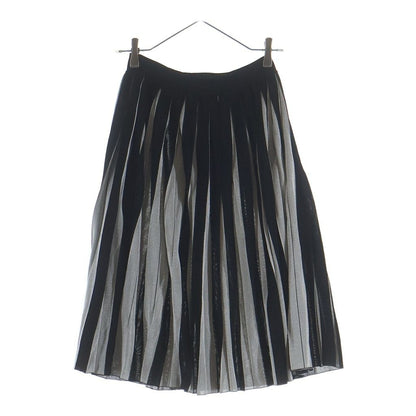 Gucci Pleated Knit Skirt Black — view 2