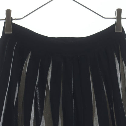 Gucci Pleated Knit Skirt Black — view 4