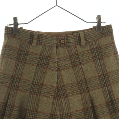 Gucci Check Pleated Skirt Beige — view 4