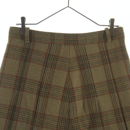 Gucci Check Pleated Skirt Beige — view 3