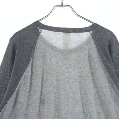 Chrome Hearts Patch CH Embroidery Raglan Long Sleeve T-Shirt Gray — view 4