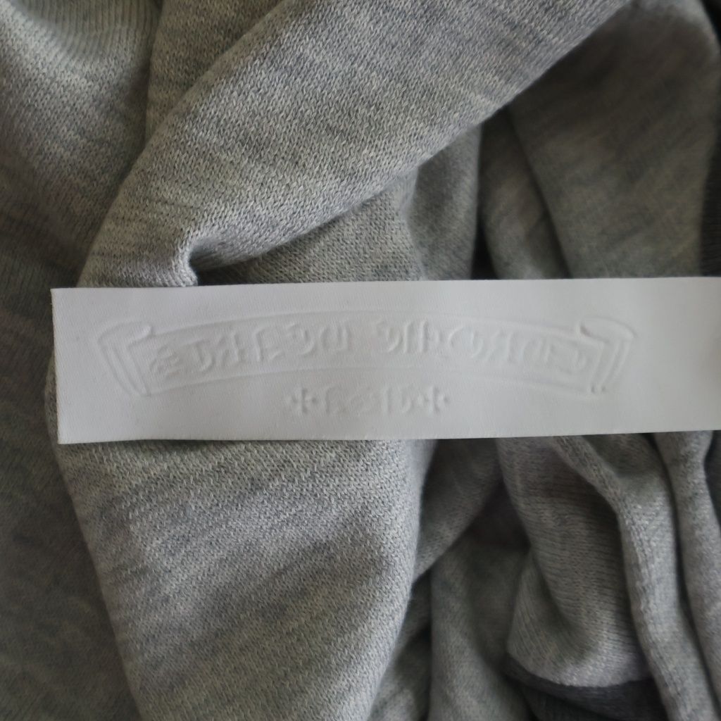 Chrome Hearts Patch CH Embroidery Raglan Long Sleeve T-Shirt Gray — view 7