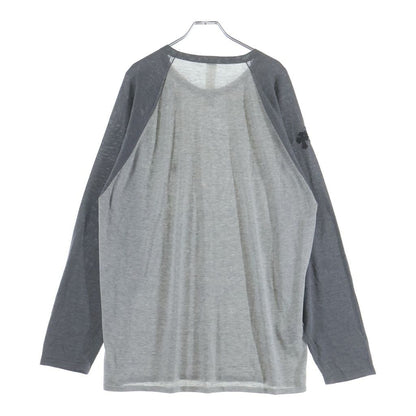 Chrome Hearts Patch CH Embroidery Raglan Long Sleeve T-Shirt Gray — view 2