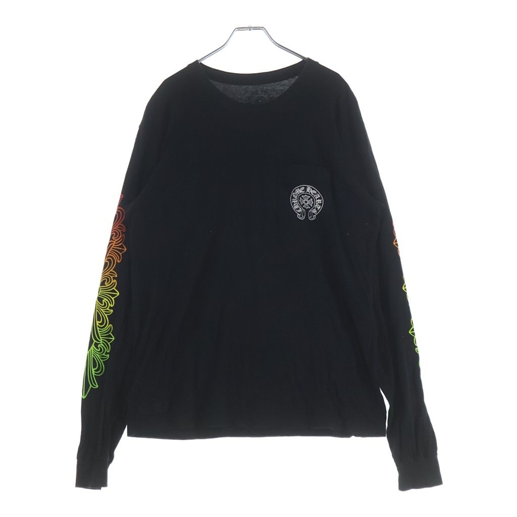 Chrome Hearts Gradient Logo Print Hollywood Limited Sleeve Floral Horse Shoe — view 2