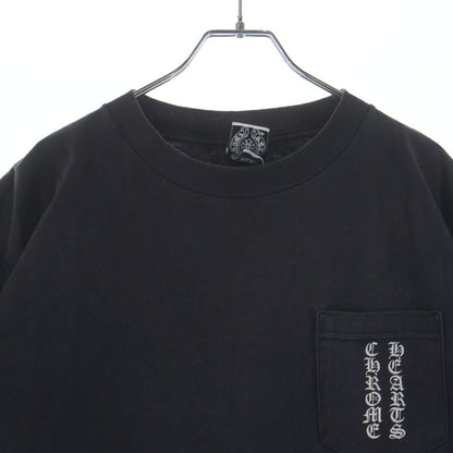 Chrome Hearts Vintage CH T-Shirt Scroll Label Print Crew Neck Pocket Short — view 3