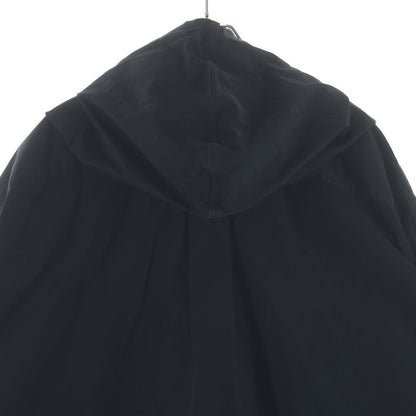 Balenciaga Hooded Drawstring Chest Pocket Long Sleeve Shirt Black Hoodie — view 4