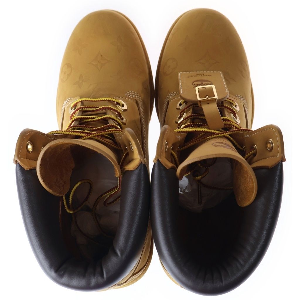 Louis Vuitton Timberland Ankle Boots Monogram Brown — view 4