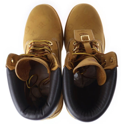 Louis Vuitton Timberland Ankle Boots Monogram Brown — view 4