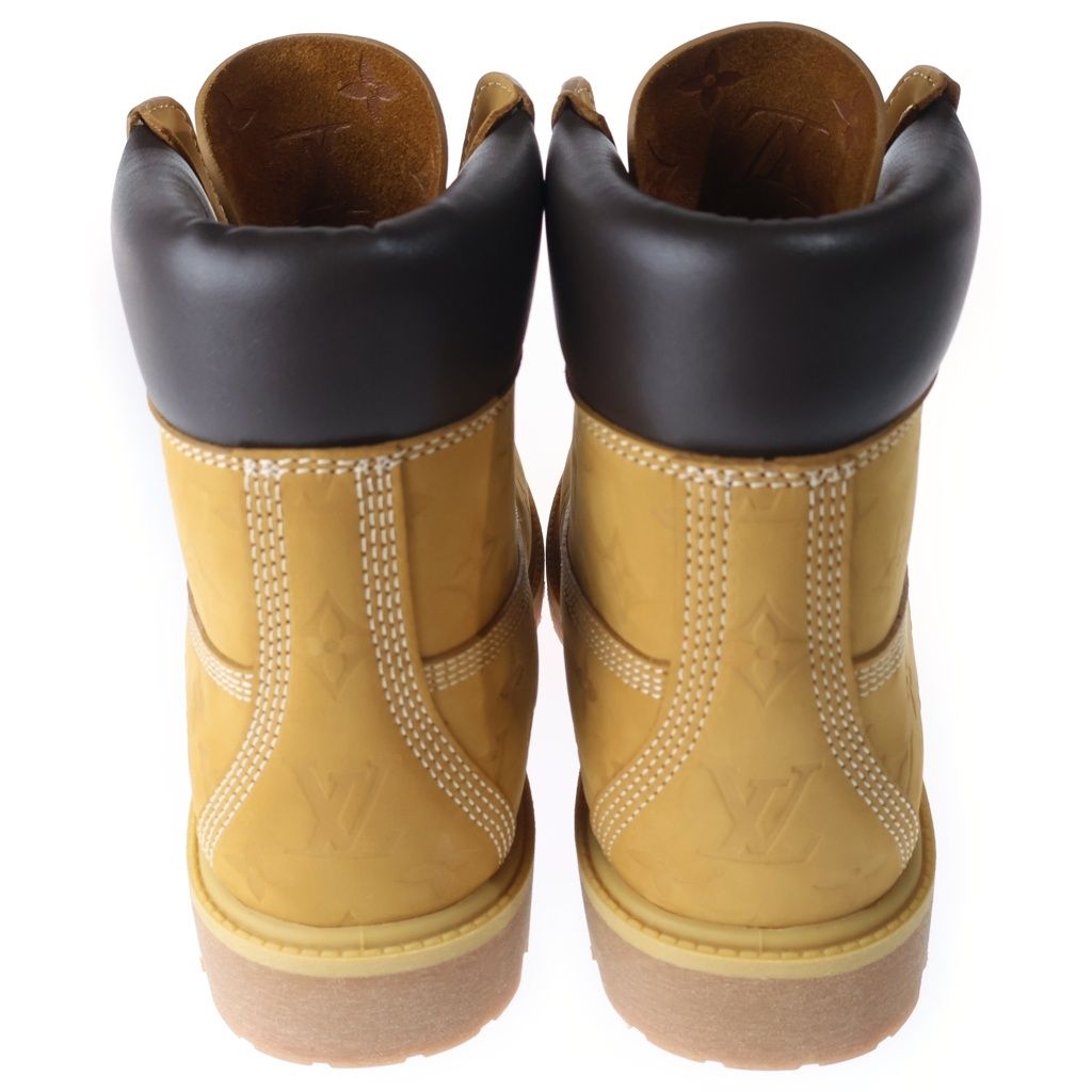 Louis Vuitton Timberland Ankle Boots Monogram Brown — view 3