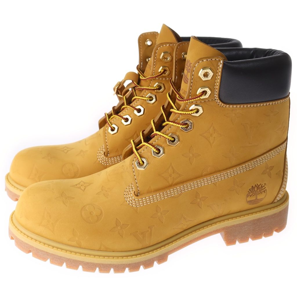 Louis Vuitton Timberland Ankle Boots Monogram Brown — view 2