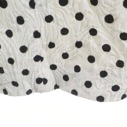Dolce & Gabbana Rayon Onepeace All Over Pattern Dot Dress White — view 6