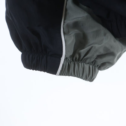 Miu Miu Technical Nylon Zip Up Jacket Gray Black — view 5