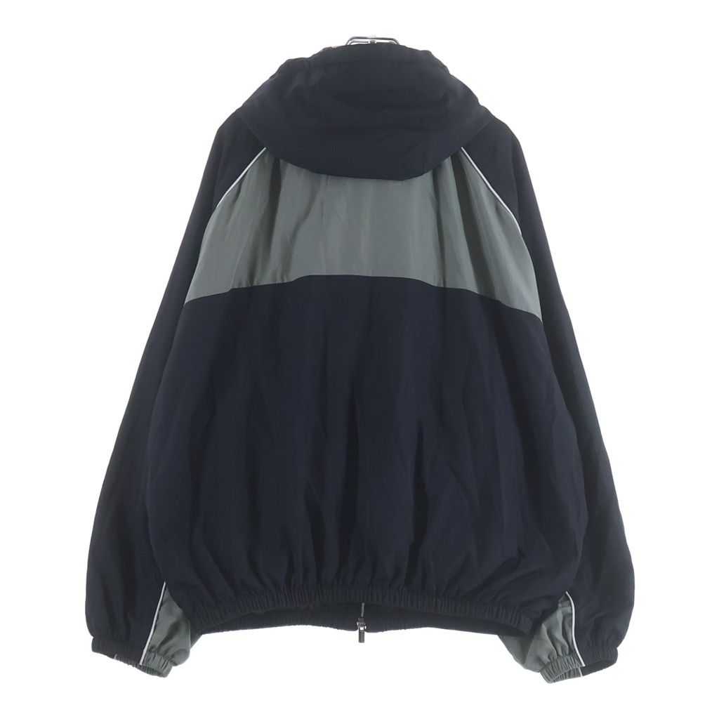 Miu Miu Technical Nylon Zip Up Jacket Gray Black — view 2