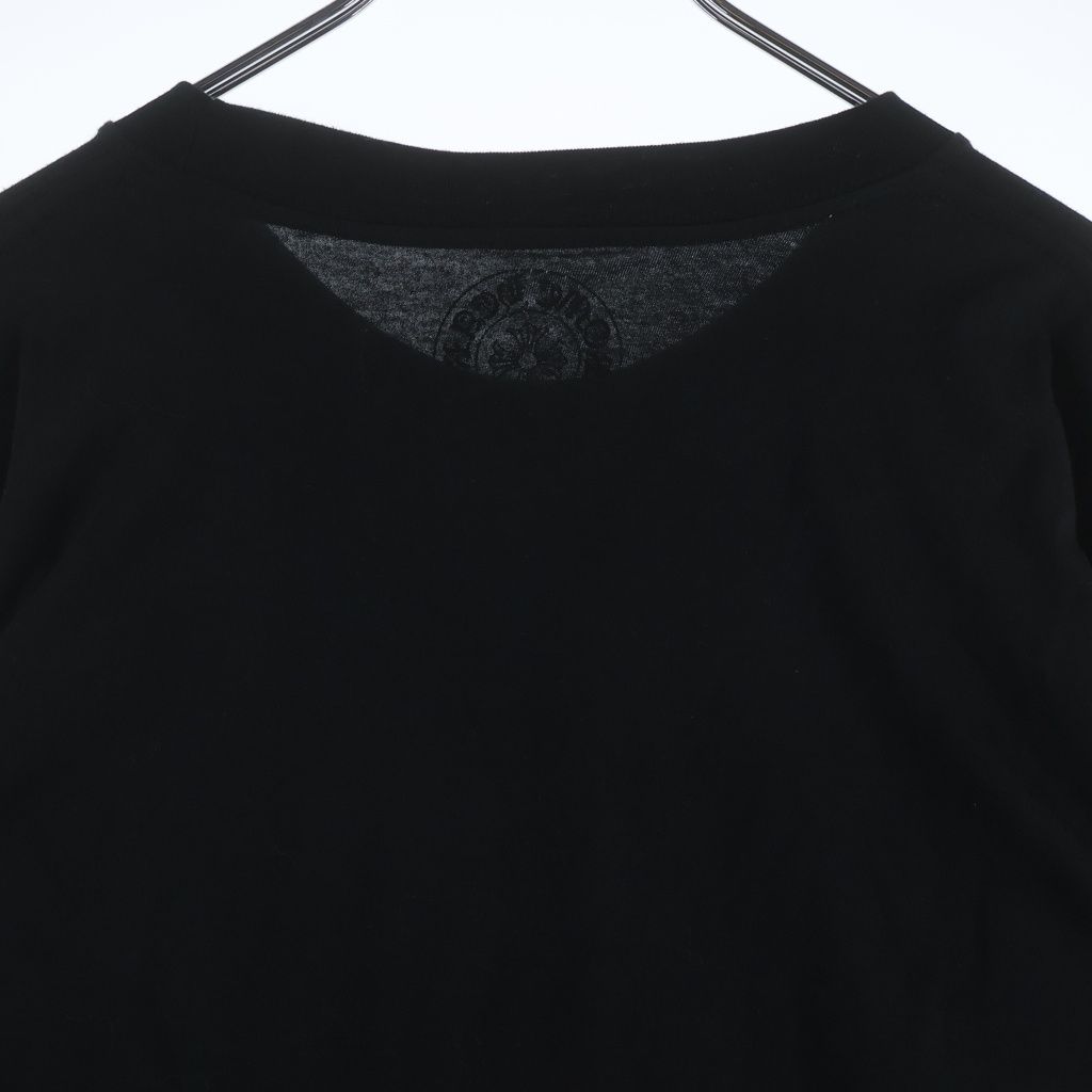 Chrome Hearts Neck Logo L S Tee Print Long Sleeve T-Shirt Top Black — view 4
