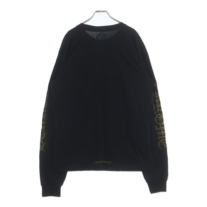 Chrome Hearts Neck Logo L S Tee Print Long Sleeve T-Shirt Top Black — view 2