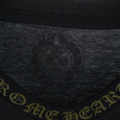 Chrome Hearts Neck Logo L S Tee Print Long Sleeve T-Shirt Top Black — view 7