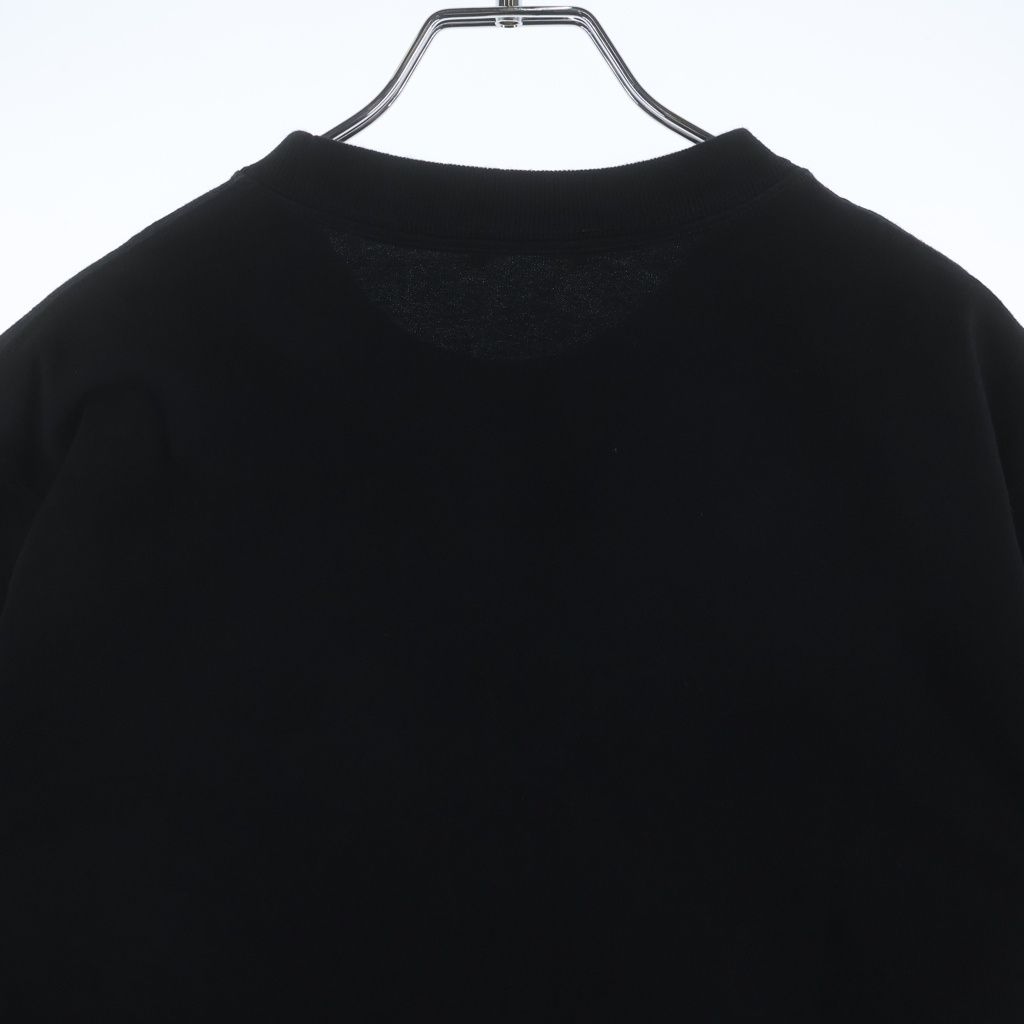 Dior Judy Blame Tee Logo Embroidery Crew Neck Cotton Short Sleeve T-Shirt Black — view 4