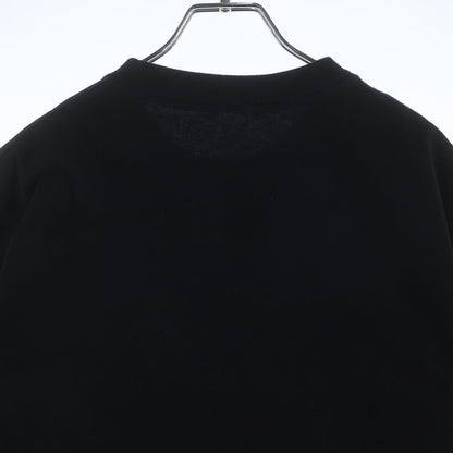 Dior Judy Blame Tee Logo Embroidery Crew Neck Cotton Short Sleeve T-Shirt Black — view 4