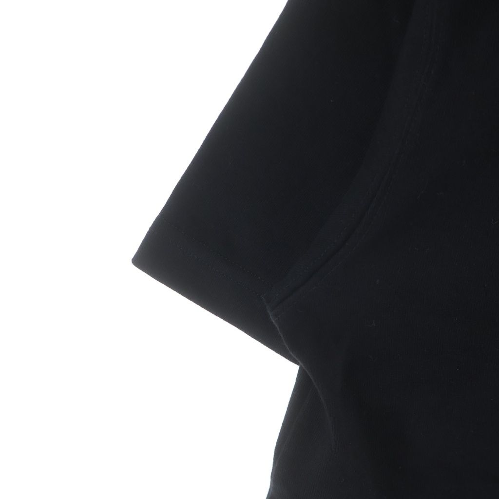 Dior Judy Blame Tee Logo Embroidery Crew Neck Cotton Short Sleeve T-Shirt Black — view 5